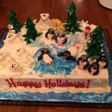 we love elaborate holiday cakes!
